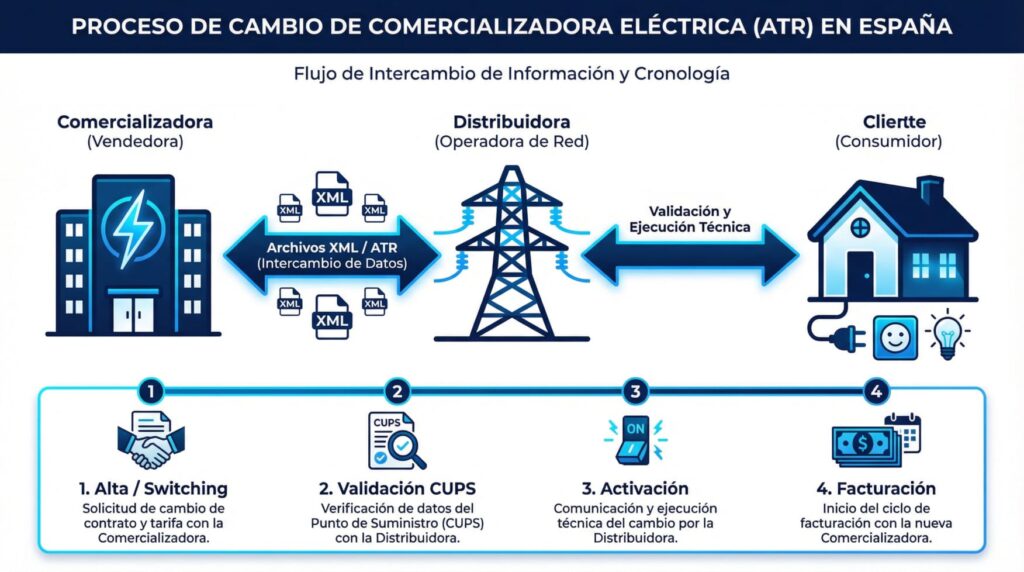 Por qué un ERP genérico no sirve para una comercializadora eléctrica