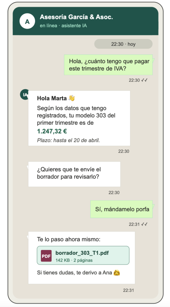 Integrar un asistente de IA con tu ERP a medida